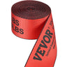 Winch Straps, 4" x 30', 6000 lbs Load Capacity, 18000 lbs Breaking Strength, Truck Straps with Flat Hook, Flatbed Tie Downs Cargo Control for Trailers, Farms, Rescues, Tree Saver, Red (10 Pack)