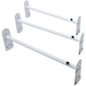 Van Roof Ladder Rack, 3 Bars Alloy Steel Roof Racks, 750 LBS Capacity Rain-Gutter Roof Rack, Adjustable Length 40.2" to 74.8", Van Ladder Rack Compatible with Chevrolet Express, GMC Savana, etc