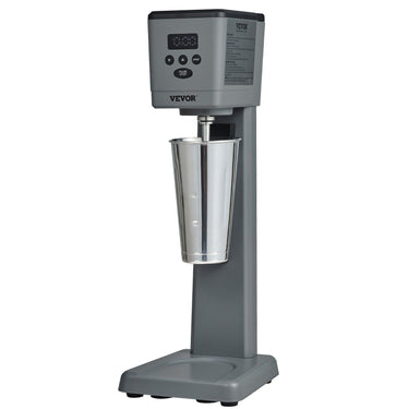 Milkshake Maker, 375W Electric Milkshake Machine, Single Head Drink Mixer Blender Machine, LED Intelligent Microswitch, 3-Speed Milkshake Mixer with 820 ml Stainless Steel Cup