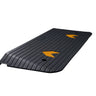 Rubber Threshold Ramp, 2" Rise Threshold Ramp Doorway, Recycled Rubber Power Threshold Ramp Rated 33069 lbs Load Capacity, Non-Slip Surface Rubber Solid Threshold Ramp for Wheelchair and Scooter