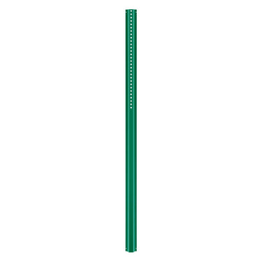6FT U-Channel Sign Post, 4Pack Green Heavy Duty Steel Fixed Fence Post, Steel Fence U-Channel Sign for Garden, Courtyard, Farm or Traffic Intersection