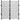 Double Folding Security Gate, 5.1' H x 10.2' W Folding Door Gate, Steel Accordion Security Gate, Flexible Expanding Security Gate, 360° Rolling Barricade Gate, Scissor Gate or Door with Keys
