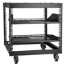 9U 4 Post Open Frame Server Rack Network Enclosure 23''-40'' Adjustable