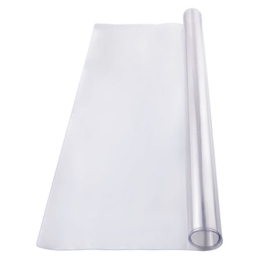 PVC Table Protector 54x54 Inch Clear Plastic Desk Protector 1.5mm Thick