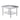 Stainless Steel Work Table, 30 x 36 x 26 Inch Commercial Food Prep Worktable, 3-Sided Backsplash Heavy Duty Prep Worktable, Metal Work Table with Adjustable Height for Restaurant Home Hotel