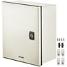 Fiberglass STELL Enclosure, 12 x 10 x 6'' NEMA 4X Fiberglass Electrical Box, IP66 Waterproof & Dustproof, Outdoor/Indoor Electrical Junction Box, with Mounting Plate(30 x 25 x 14 cm)