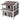 Outdoor Cat House 2-story Wooden Feral Cat Shelter with Balcony & Roof