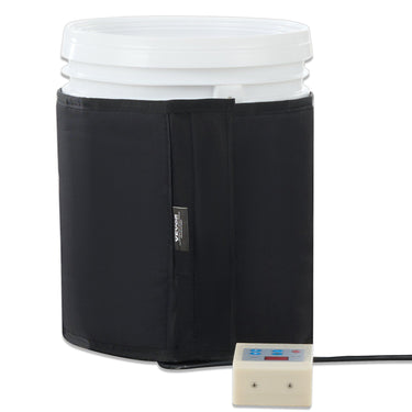 5 Gal Metal Drum Heater 250W 0-145°F Adjustable w/ Independent Thermostat