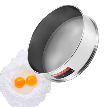 Flour Sieve Fine Mesh Stainless Steel 40 Mesh Flour Sifter for Baking Cake