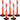 5Pack Delineator Posts 44 Inch Height, Orange PE Delineator Post Kit 10 inch Reflective Band, Traffic Delineator Posts with Rubber Base 16 inch for Construction Sites, Facility Management etc.