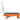 Hydraulic Lift Table Cart, 500lbs Capacity 28.5" Lifting Height, Manual Single Scissor Lift Table with 4 Wheels and Non-slip Pad, Hydraulic Scissor Cart for Material Handling, Orange