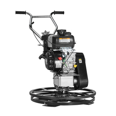 Power Walk-Behind Cement Trowel 24' 6HP Gas-Powered with Float Pan Blade