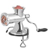 Manual Meat Grinder, 304 Stainless Steel Hand Meat Grinder with Suction Cup + Steel Table Clamp, Meat Mincer Sausage Maker & 2 Cutting Plates, Sausage Tube, Grinding Head for Beef Pepper Cookie