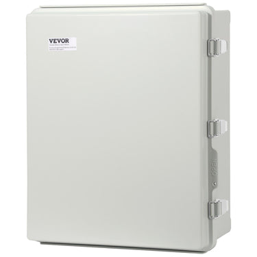 Outdoor Electrical Junction Box, 13.78 x 9.84 x 5.90 in, ABS Plastic Electrical Enclosure Box with Hinged Cover Stainless Steel Latch, IP67 Dustproof Waterproof for Outdoor Electrical Projects