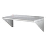 12" x 36" Stainless Steel Shelf, Wall Mounted Floating Shelving with Brackets, 250 lbs Load Capacity Commercial Shelves, Heavy Duty Storage Rack for Restaurant, Kitchen, Bar, Home, and Hotel