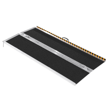 Portable Wheelchair Ramp, 6 ft 800 lbs Capacity, Non-Slip Aluminum Folding Threshold Ramp, Foldable Mobility Scooter Ramp Wheel Chair Ramp, Handicap Ramp for Home Steps, Stairs, Doorways, Curbs