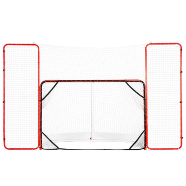 Hockey Goal with Backstop and Targets Street Outdoor Steel Hockey Net 72"