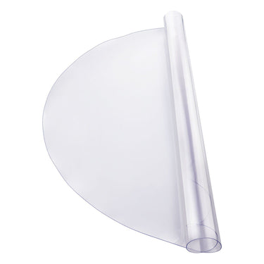 PVC Table Protector 48 Inch Round Clear Plastic Desk Protector 2.0mm Thick