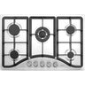 Gas Cooktop 30 inch, Max 12250BTU 5 Burners Built-in Stainless Steel Gas Stove Top, LPG/NG Convertible Dual Fuel Natural Gas Hob with Thermocouple Protection