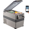 12 Volt Refrigerator 45L(48qt) Fast Cooling Portable Freezer with App Control(-4°F~68°F) Car Fridge with 12/24v DC & 110-240v AC for Travel, Camping and Home Use, 48 Quart, Black