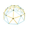 Climbing Dome,Jungle Gym Supports 750LBS and Easy Assembly, 12FT Geometric Dome Climber Play Center for Kids 3 to 10 Years Old, with Climbing Grip, Outdoor Backyard Play Equipment for Kids