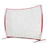 Barricade Backstop Net, 12x9 ft Ball Sports Barrier Netting, Portable Practice Equipment with Carry Bag, Protection Screen for Baseball Softball Lacrosse Soccer Hockey Training, for Backyard