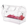 Acrylic Raffle Drum,Professional Raffle Ticket Spinning Cage with 2 Keys, Transparent Lottery Spinning Drawing, Holds 5000 Tickets or 200 Raffle Balls, Raffle Ticket Box for Lottery Games Bingo