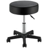 Rolling Stools with Wheels, 400 LBS Weight Capacity Adjustable Height Stool with Ultra-Thick Seat Cushion, Swivel Stools Chair for Salon, Bar, Home, Office, Tatoo, Medical, Massage, Black