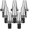 8Pcs CAT40 Tool Holder ER16 Collet Chuck Set length 70mm Chuck Tool Holder Set Mill Holder for CNC Engraving Machine Milling Lathe(CAT40 ER16 70mm)