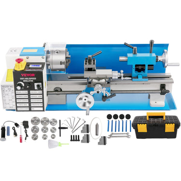 7"X14" Mini Precision Wood Lathe 550W Metal Bench Lathe Turning Machine