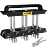 Three-Station Edge Roller, Large Radius, 0-90° Bending Angle Sheet Metal Brake, Quickly Adjusts for Making 0.63"-5.7" Bends in 30-19 Gauge Steel, for Clean Crisp Bends in Metal Roofing Material