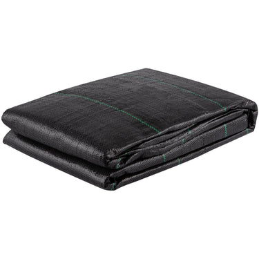Geotextile Fabric, 12.5 x 30 ft 3.5oz Woven PP Driveway Drain Cloth w/ 600lbs Tensile Strength, Heavy Duty Underlayment for Soil Stabilization, Landscaping, Weed Barrier, 12.5FT30FT-3.5OZ, Black