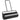Lawn Roller, 17 Gallon Sand/Water Filled Yard Roller, Steel Sod Roller with Easy-turn Plug and U-Shaped Ergonomic Handle for Convenient Push and Pull, for Lawn, Garden, Farm, Park, Black