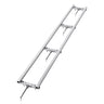 Rail Mill Guide System, 9 ft Milling Guide, 4 Crossbar Kits Chainsaw Mill Rail Guide, Aluminum Adjustable Saw Mill Rail System Work with Chainsaw Mills for Builders and Woodworkers