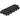 Trench Drain System, Channel Drain with Plastic Grate, 5.7x3.1-Inch HDPE Drainage Trench, Black Plastic Garage Floor Drain, 5x39 Trench Drain Grate, with 5 End Caps, for Garden, Driveway-5 Pack