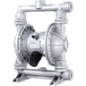 Air Operated Double Diaphragm Pump, 44GPM, Max 115PSI Air Waste Oil Pneumatic Transfer Pump with 2 Extra Diaphragms, 1-1/2 inch Inlet & Outlet Aluminum Alloy Diaphragm Pump for Diesel Grease Oil