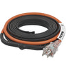 Self-Regulating Pipe Heating Cable, 24-feet 5W/ft Heat Tape for Pipes Freeze Protection, Protects PVC Hose, Metal and Plastic Pipe from Freezing, 120V