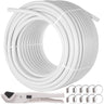 Oxygen Non-Barrier PEX Tubing 3/4 Inch 300 Feet Tube Coil - EVOH PEX-B Pipe for Residential Commercial Radiant Floor Heating Pex Pipe