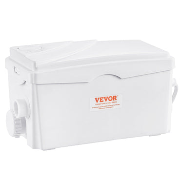 Macerator Pump, 350W, 6000 L/h Flow, 23 ft/7 m Head, Macerator Sewerage Sump Pump with 3 Water Inlets for Basement, Kitchen, Sink, Shower, Bathtub, Laundry Waste Water Disposal Upflush Machine