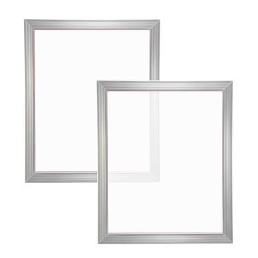 Screen Printing Kit, 2 Pieces Aluminum Silk Screen Printing Frames, 20x24inch Silk Screen Printing Frame with 230 Count Mesh, High Tension Nylon Mesh and Sealing Tape for T-shirts DIY Printing