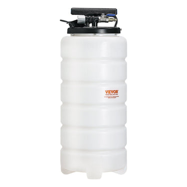 Fluid Extractor, 4 Gallons (15 Liters), Pneumatic/Manual Oil Changer Vacuum Fluid Extractor with Dipstick and Suction Hose, Oil Extractor Change Pump for Automotive Fluids Vacuum Evacuation