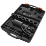 Torque Multiplier, 1 Inch Drive Lug Nut Wrench/Multiplier Heavy Duty Torque Multiplier Wrench Set, 1:58 4800N.m Lug Nut Remover, Includes 8 Sockets (24-38mm) and Storage Case