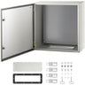 NEMA Steel Enclosure, 24 x 24 x 12'' NEMA 4X Steel Electrical Box, IP66 Waterproof & Dustproof, Outdoor/Indoor Electrical Junction Box, with Mounting Plate