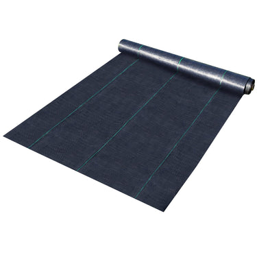 Weed Barrier Landscape Fabric, 6 x 250 ft, 4.1 Oz Premium Woven Ground Cover, Heavy Duty PP Material & Easy Setup, Weed Control for Outdoor Garden, Lawn, Driveway, Black