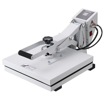 Heat Press, Heat Press Machine for T-Shirt, Fast Heating, Power Digital Industrial Sublimation Printer for Heat Transfer Vinyl, High Pressure Heat Press 15x15, Easy to Use, White
