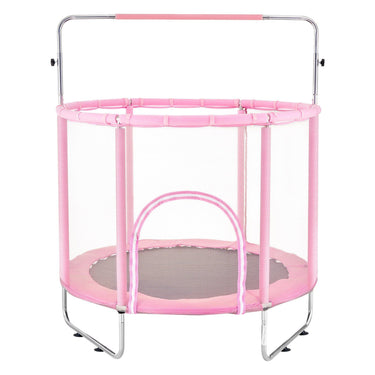 55" Trampoline for Kids Mini Toddler Trampoline with Net Indoor Outdoor