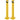 Safety Bollard, 36 Inch Height Bollard Post, 4.5 Inch Diameter Steel Pipe Safety Bollard Post, Yellow Steel Bollard, Steel Safety Bollard with 8 Anchor Bolts, Perfect for Traffic-Sensitive Area