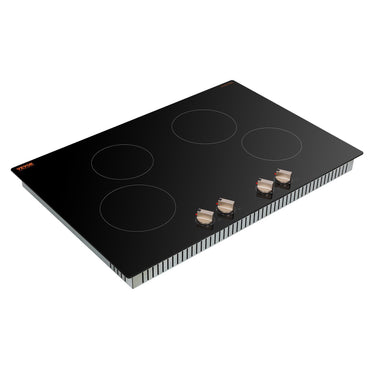 6600W 4 Burner Induction Cooktop Electric Countertop Burner Knob Control