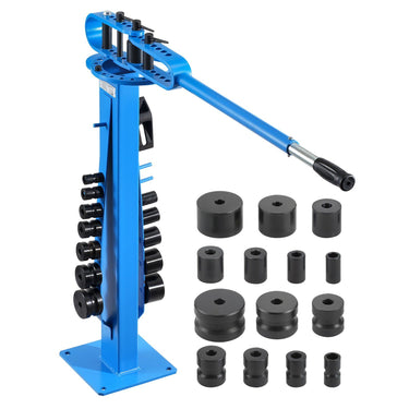 Manual Pipe Bender, Pipe Tube Bender with 14 Bending Dies, 200° Heavy-Duty Tube Bending Tool for Copper Aluminum Iron Pipes, Ideal for HVAC Air Conditioning Refrigerator Auto Repair