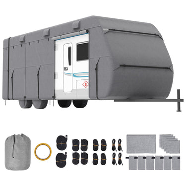 Trailer Travel RV Cover 30-33 ft Class A Camper Cover Non-Woven Fabric